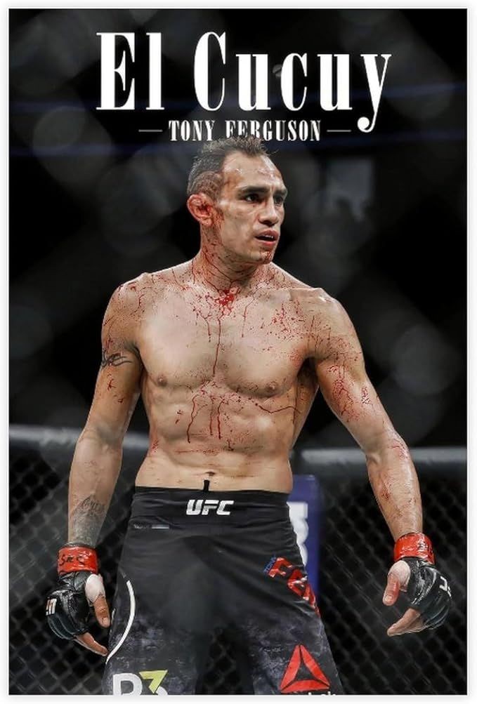 Saedba Tony Ferguson “El Cucuy” UFC Poster – Canvas Wall Art Print