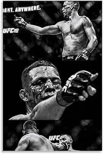 OqcEha Nate Diaz Martial Arts Legend – Canvas Wall Art Paintin