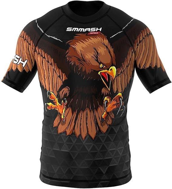SMMASH Short Sleeve Rash Guard for Men