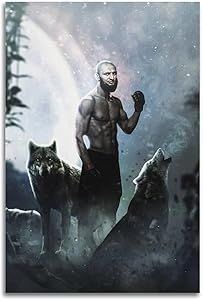 Zyfene Khamzat Chimaev Boxing Star Poster – Canvas Wall Art Print Photo Painting