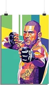 25 Artstreet Alex Pereira Poster – Powerful MMA Fighter Poster – UFC Poster