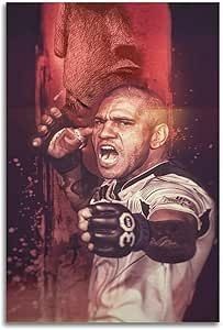 Alex Pereira Fighter UFC Champion Art – Decoration Canvas Art